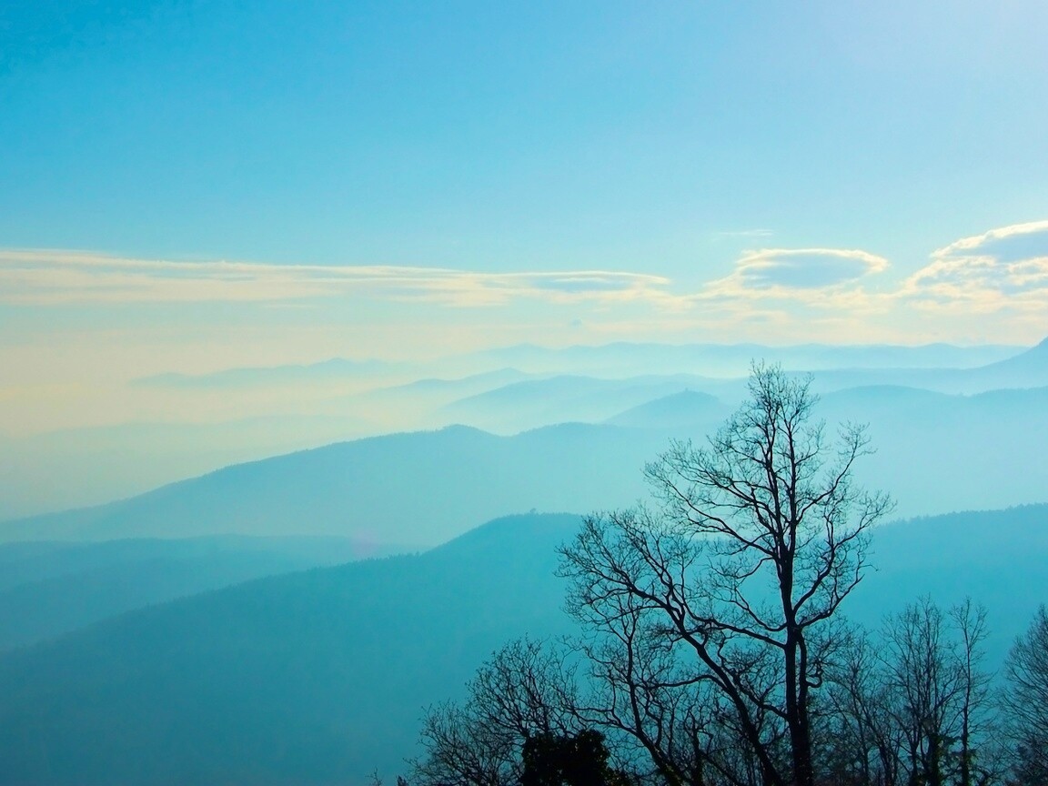 Голубые горы обои