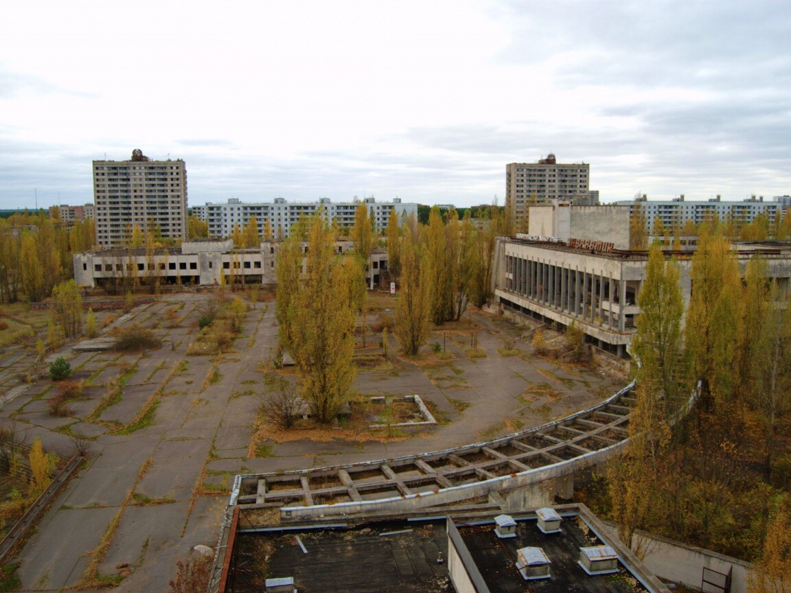 Площадь в Припяти обои
