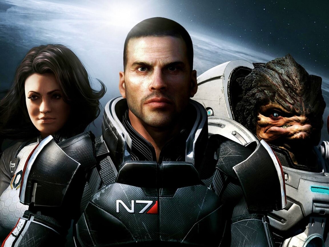 Mass Effect N7 обои
