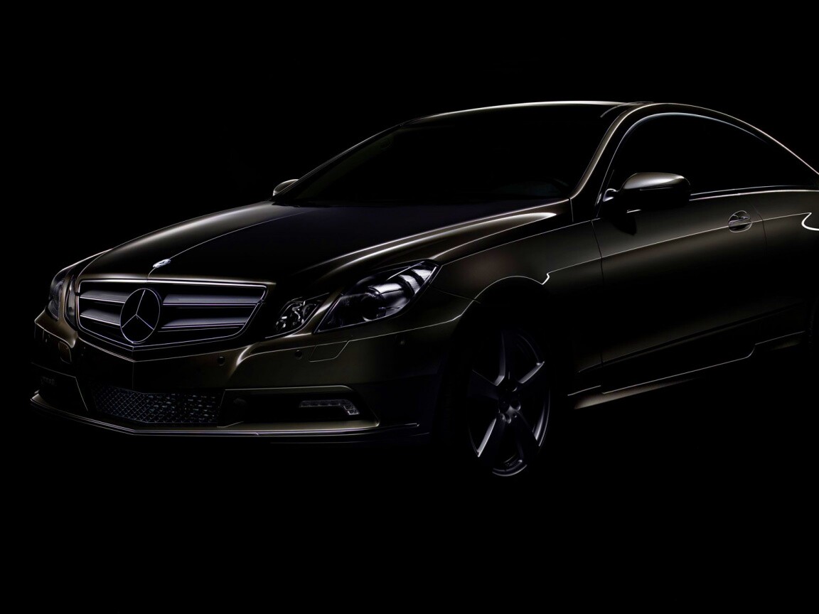Черный Мерседес обои