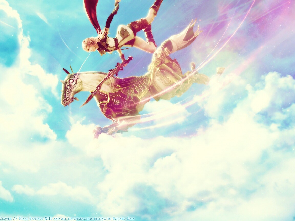 Девушка из Final Fantasy XIII обои