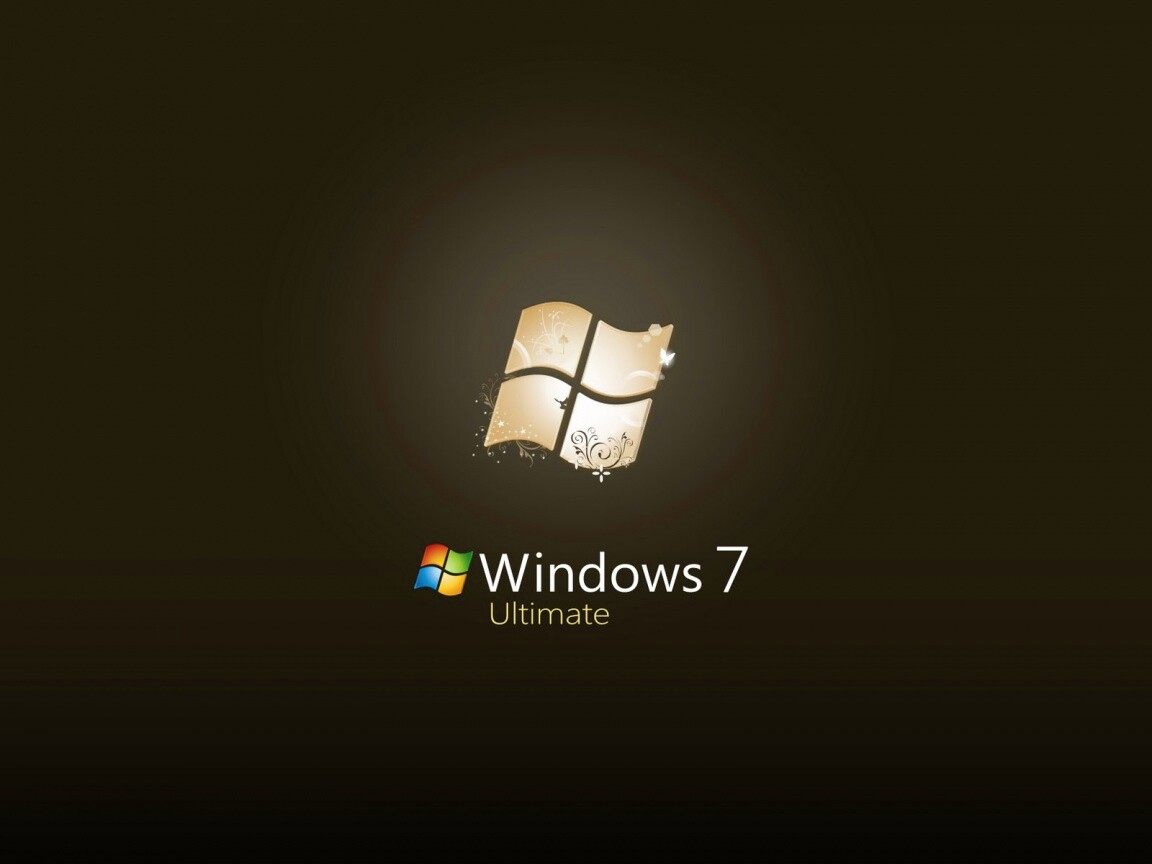 Логотип WIndows 7 Ultimate обои