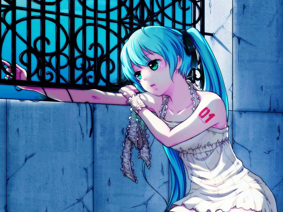 Девушка грустит обои