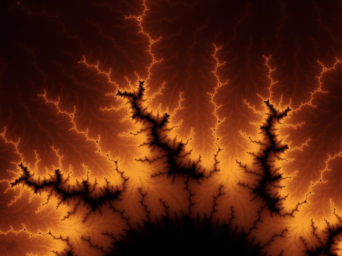 Огненные молнии обои