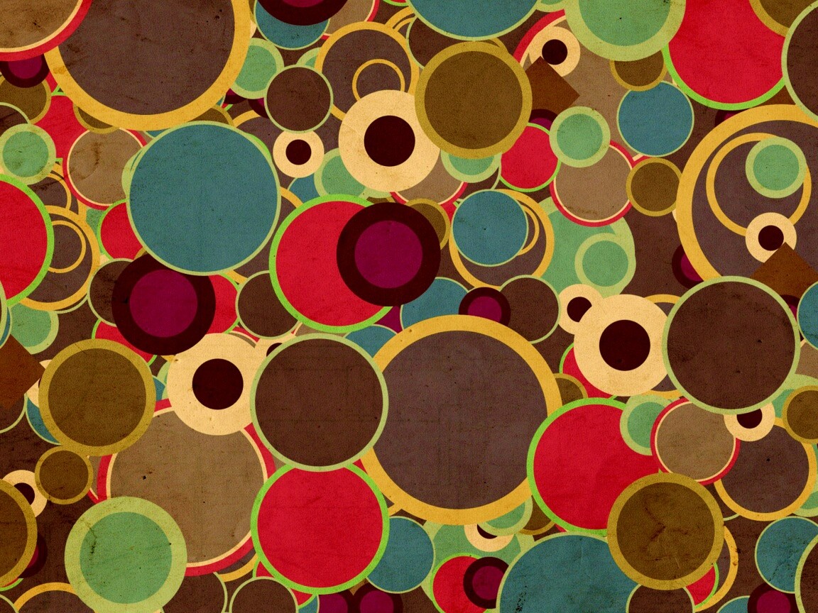 Цветные круги обои