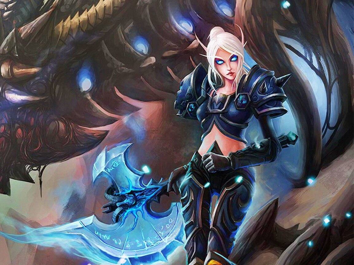 Героиня MMORPG обои