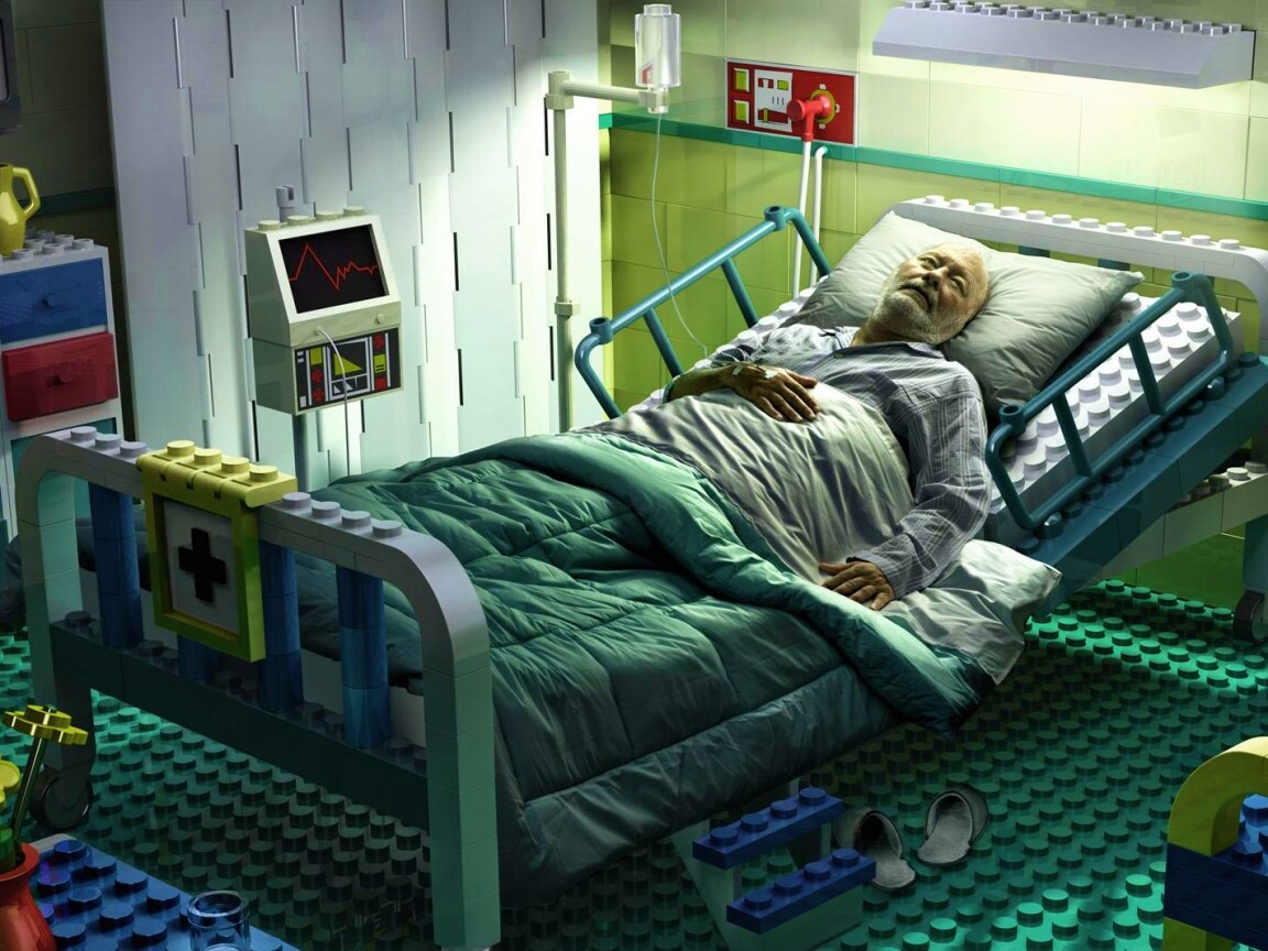Лего больница обои