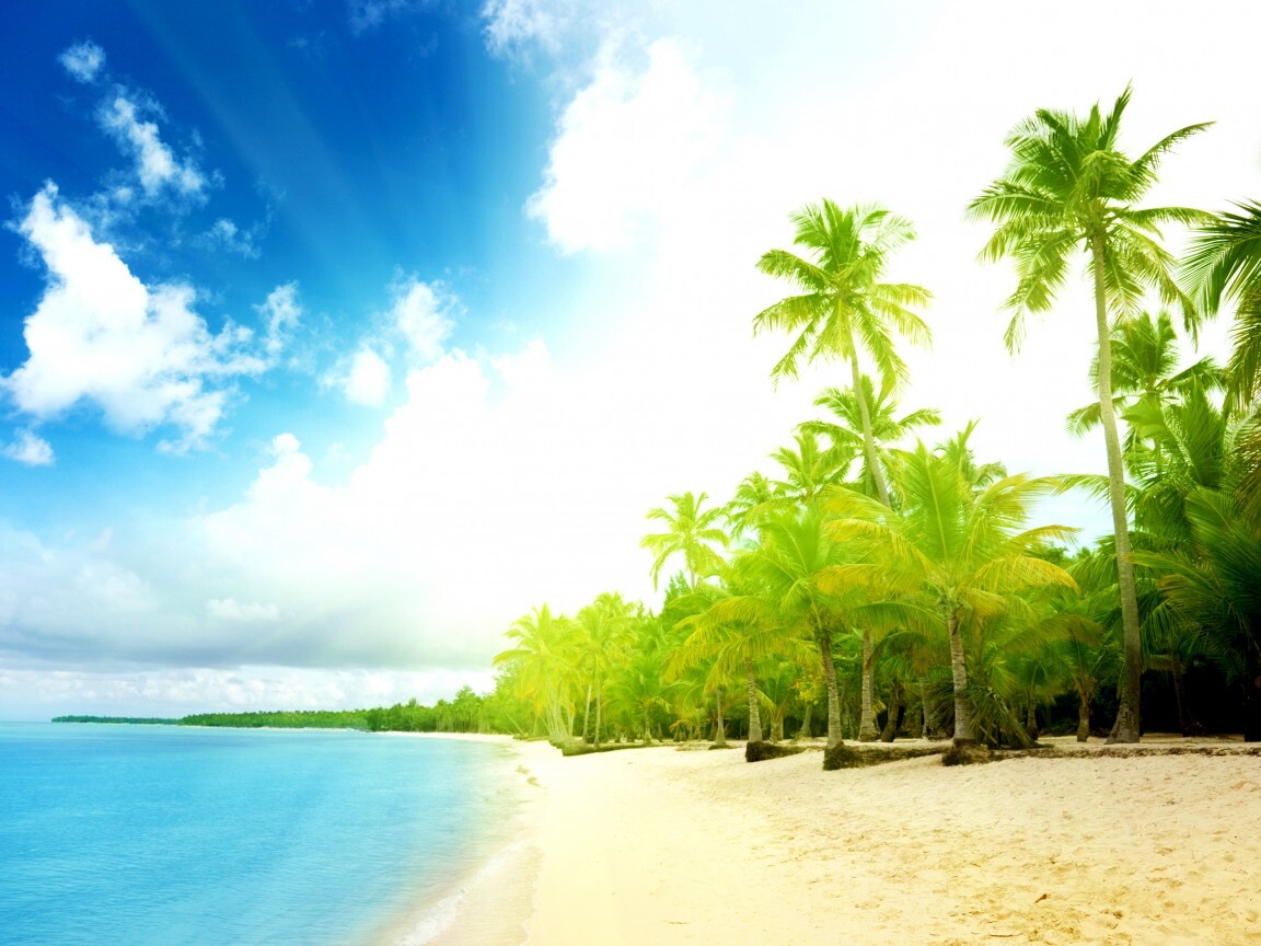 Тропическое побережье обои
