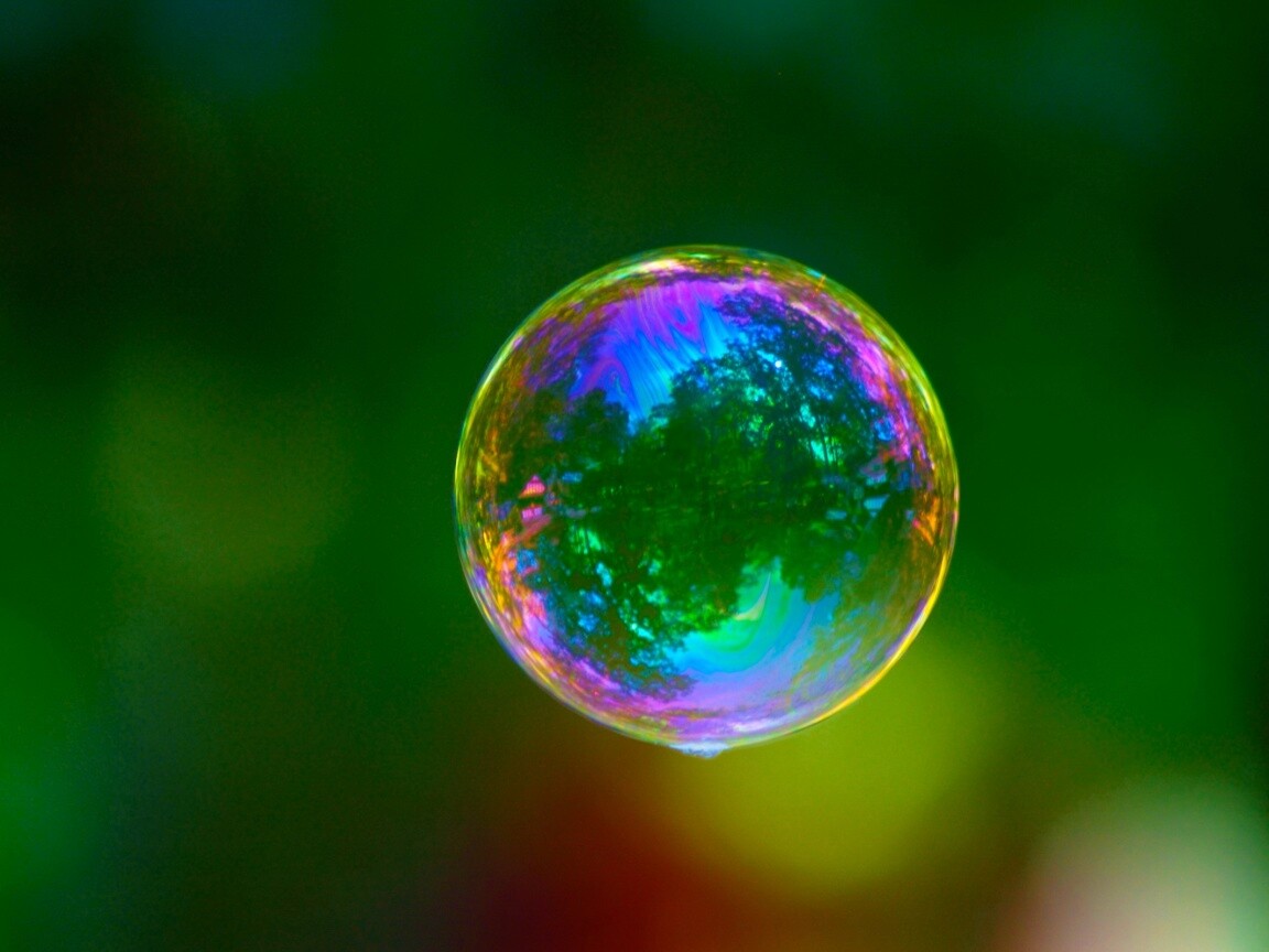 Мыльный пузырь обои