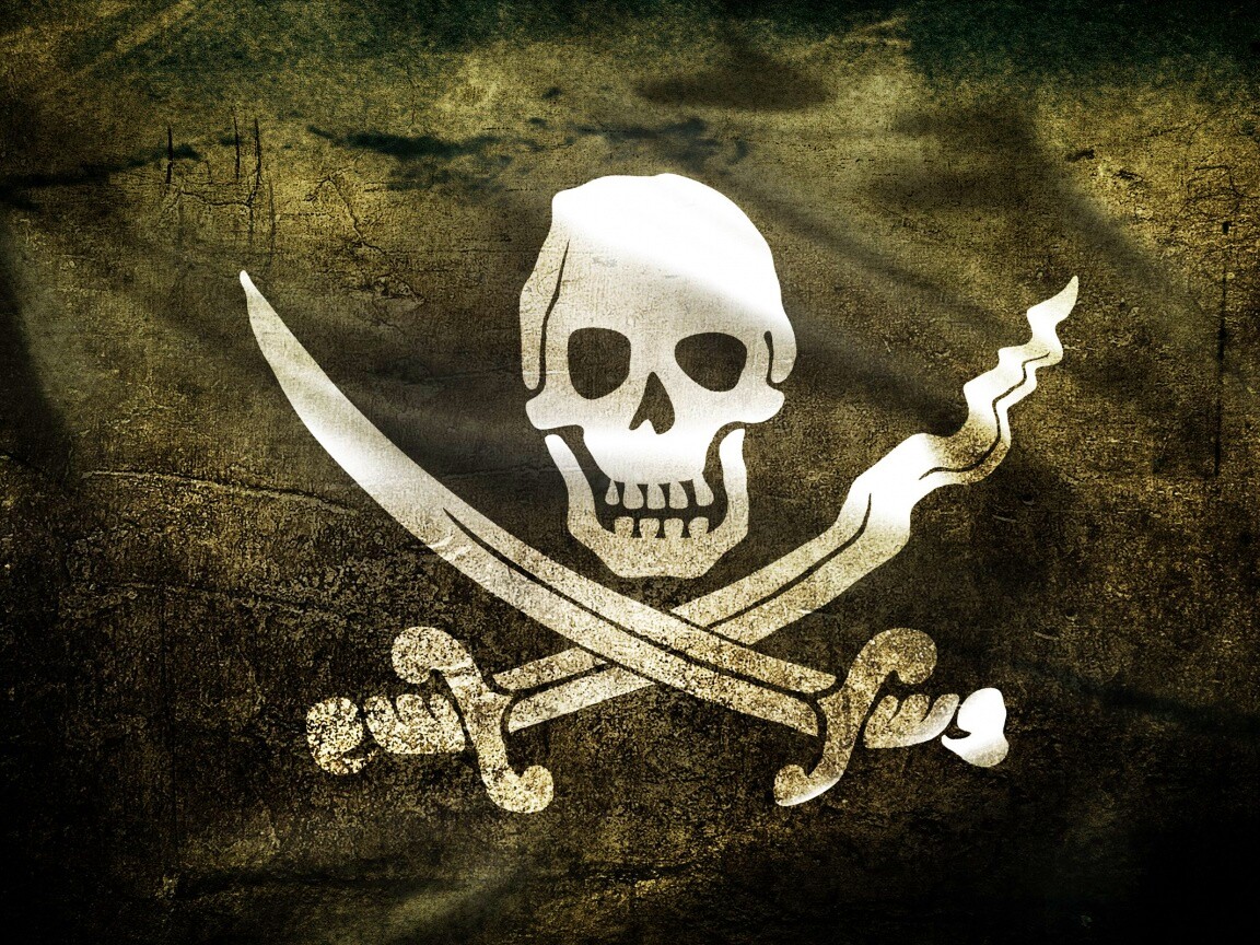 Пиратский флаг обои