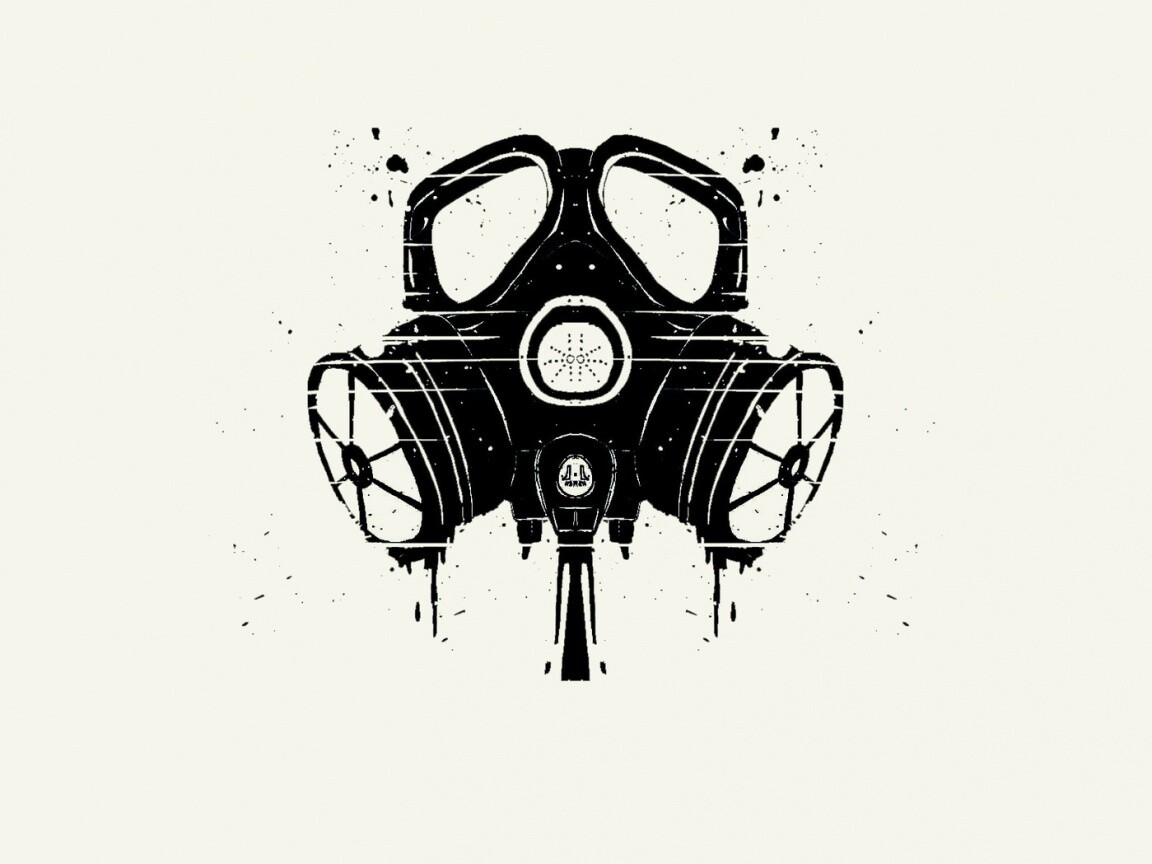 Противогаз обои