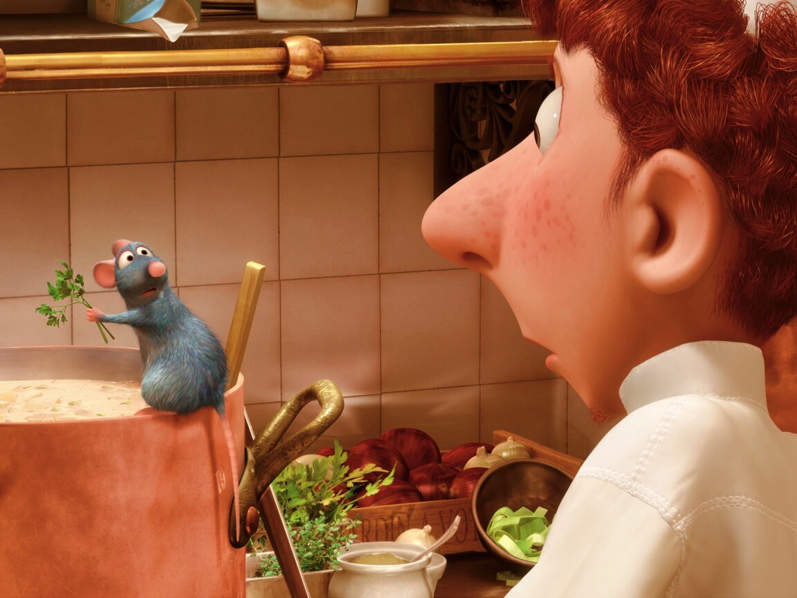 Рататуй варит суп обои