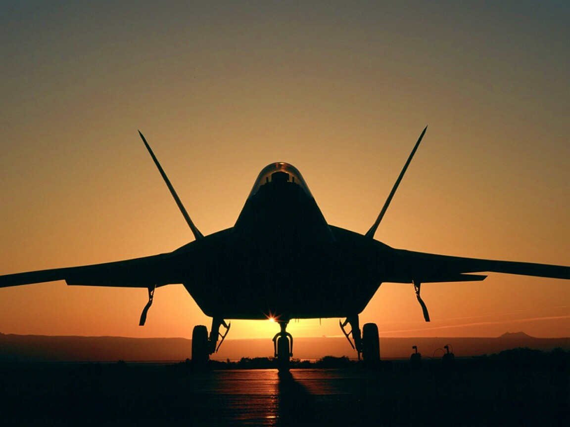 Истребитель F22 обои
