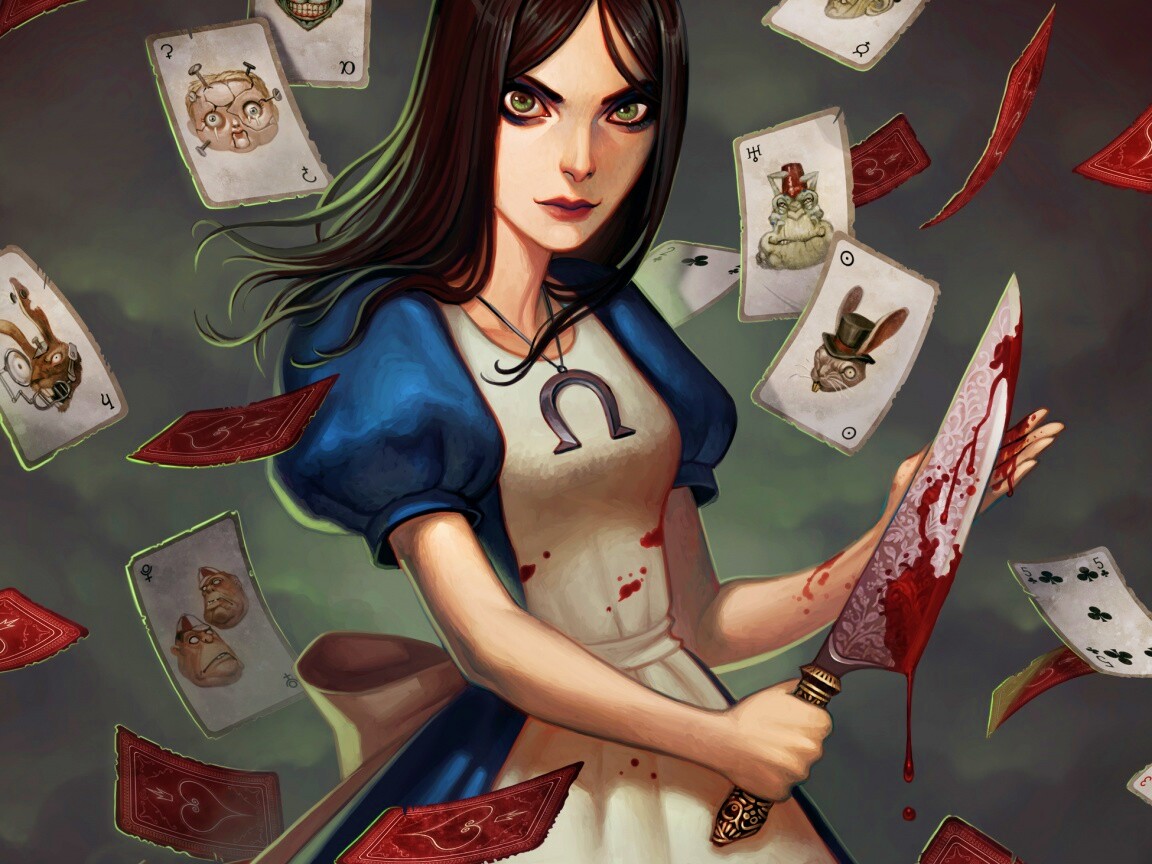 Алиса в стране чудес обои