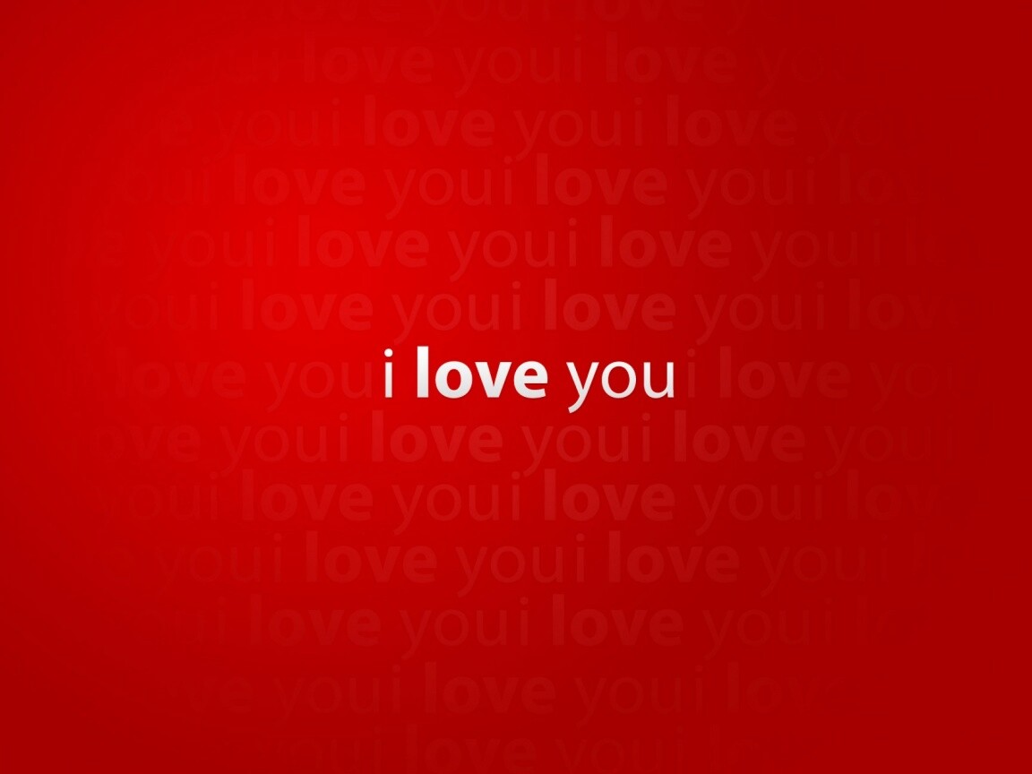 Я люблю тебя обои
