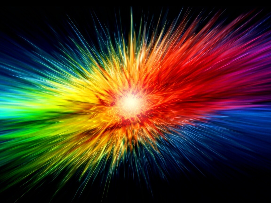 Цветовой взрыв обои