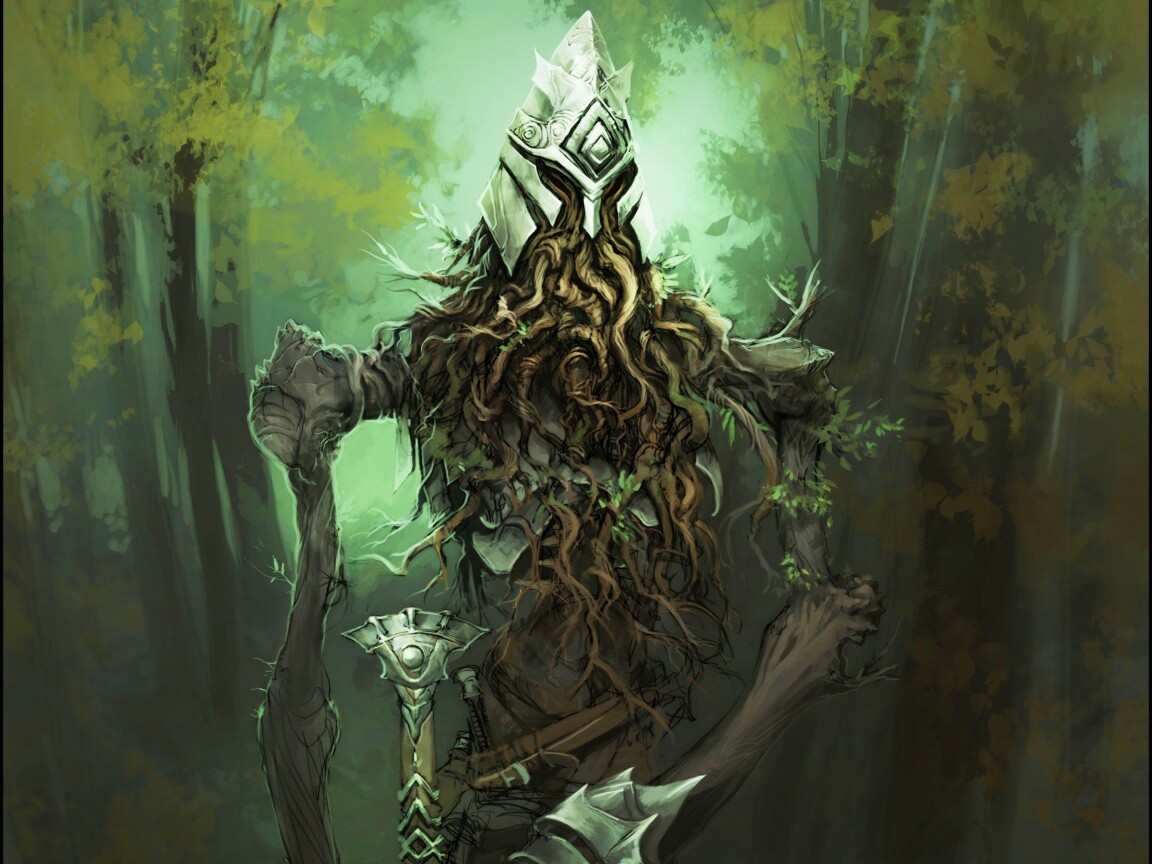 Зеленый король обои