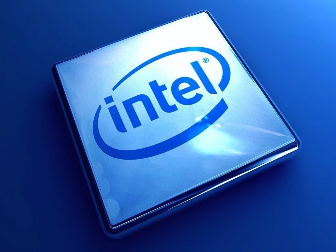 Логотип Intel обои