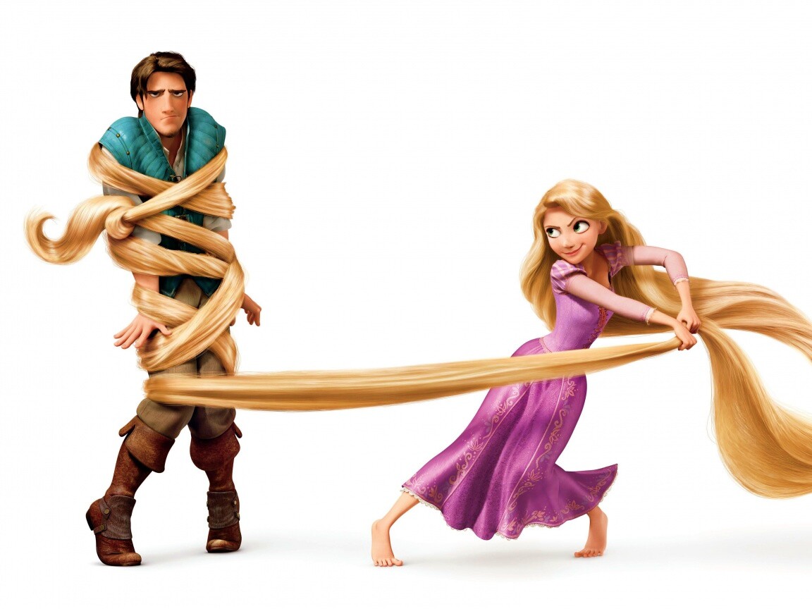 Рапунцель и пойманный Флин обои