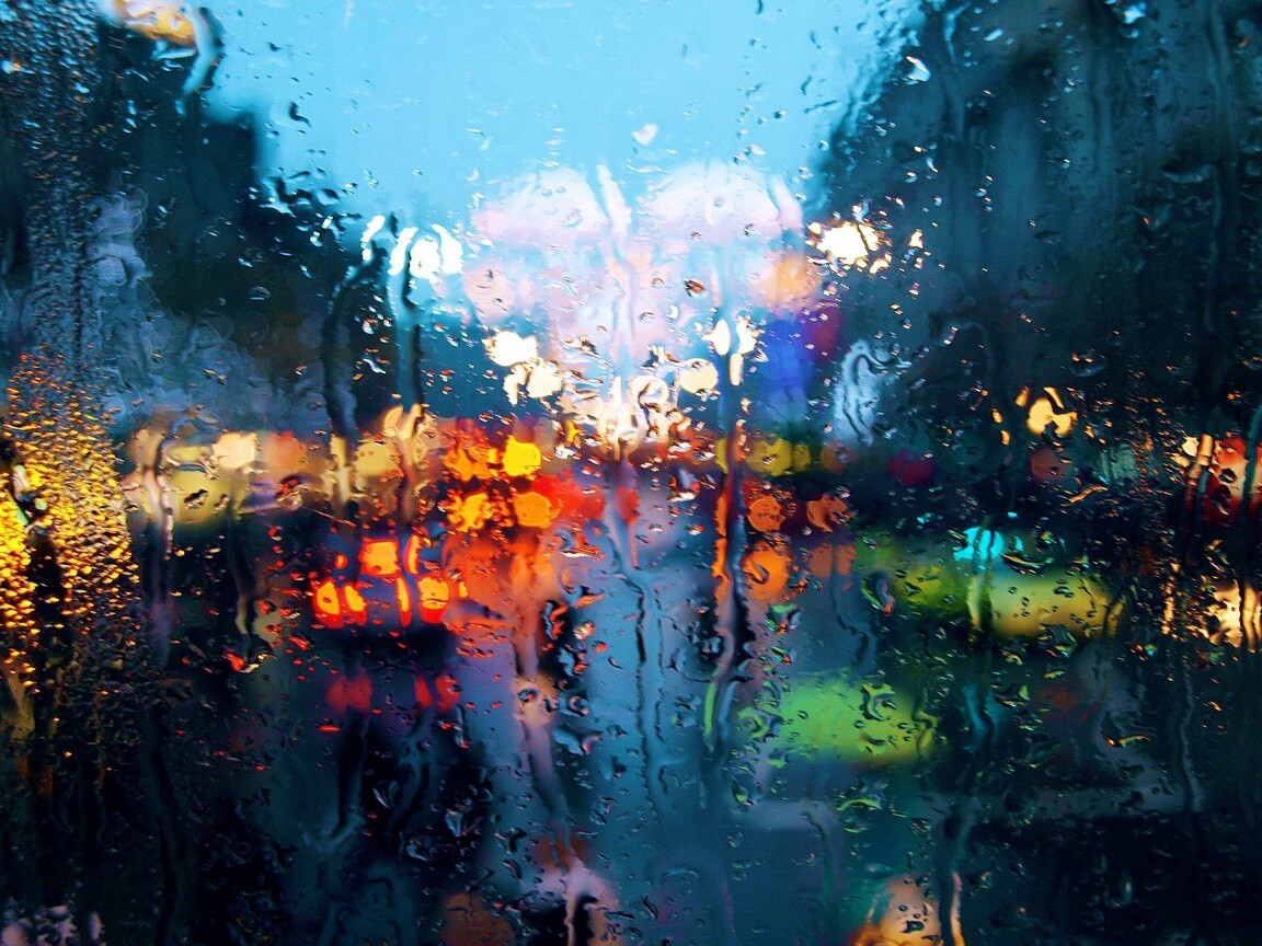 После дождя обои