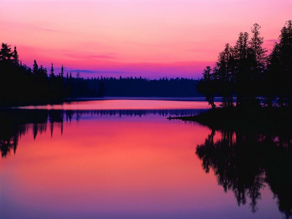 Вечерний пейзаж обои