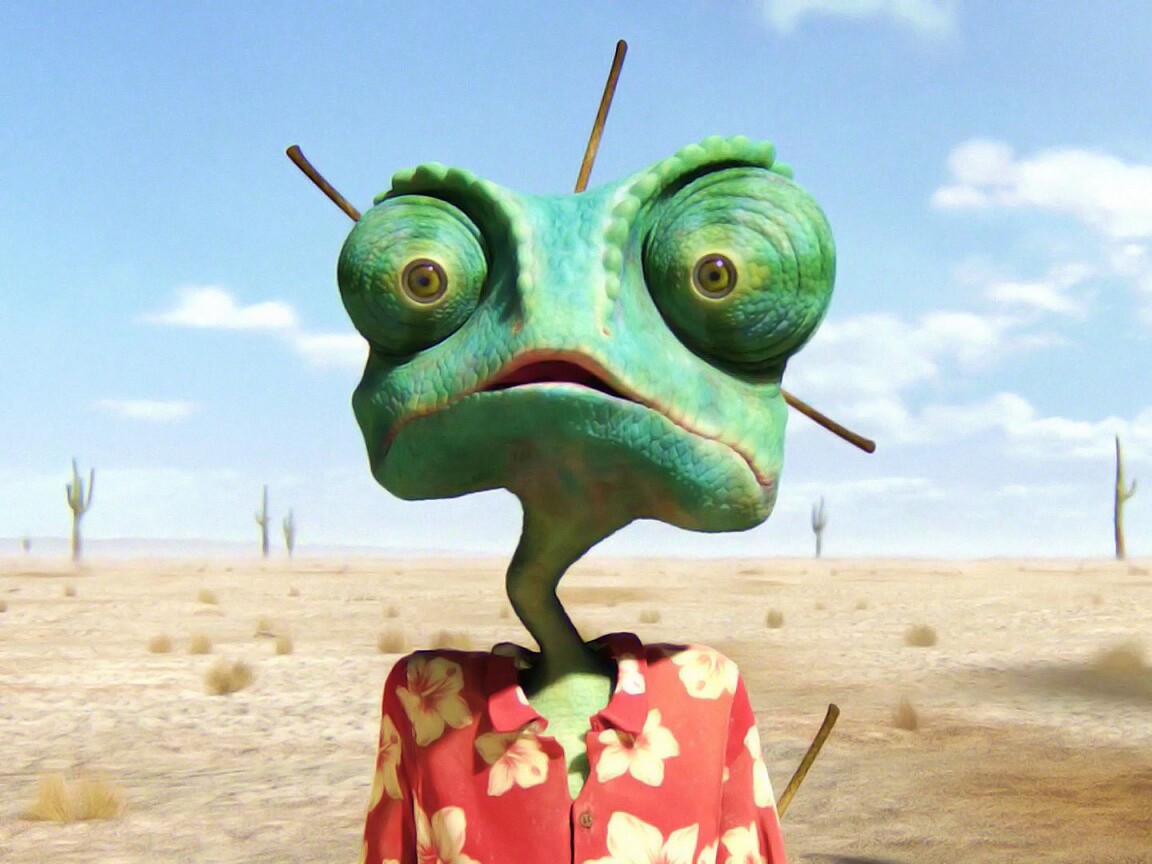 Ранго в колючках от кактуса обои