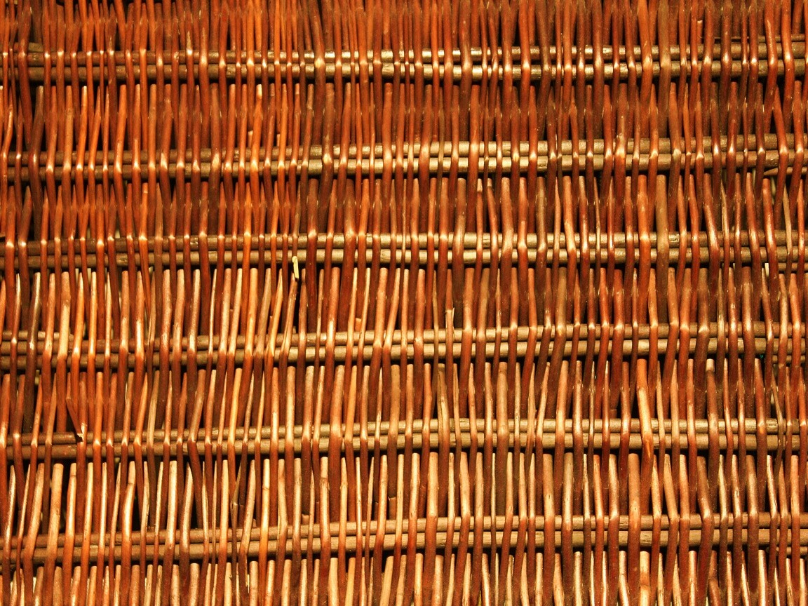 Плетёный забор обои