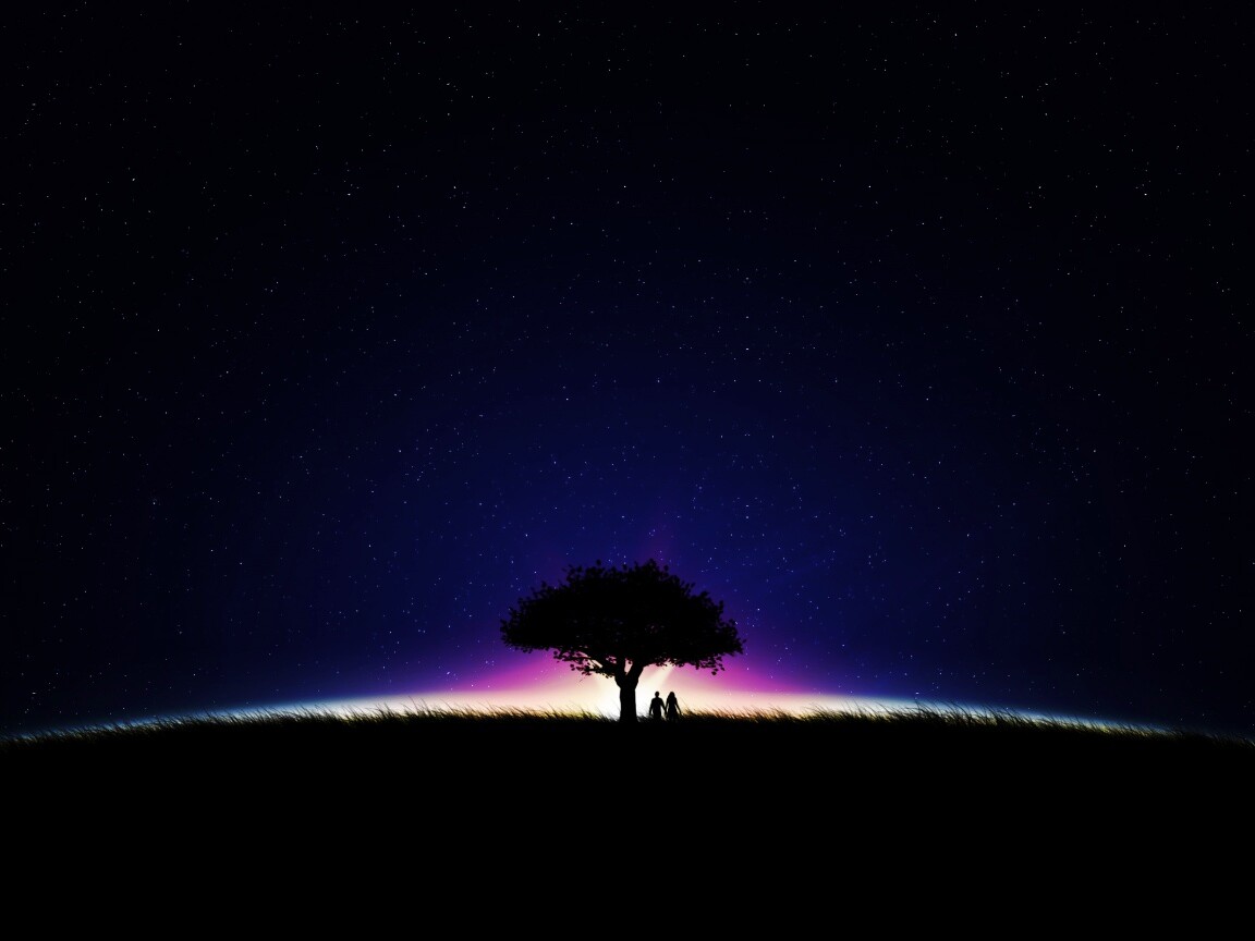 Звёздная ночь обои