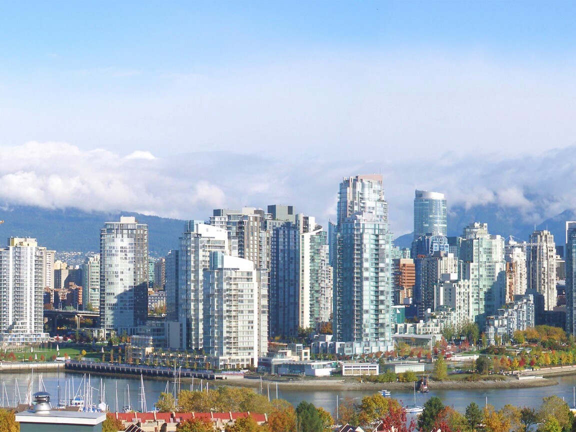 Панорама города обои