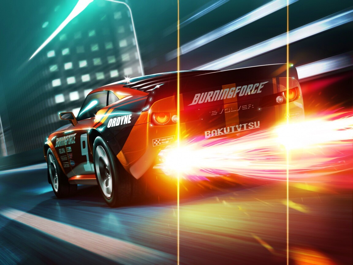 Ночное нитро обои