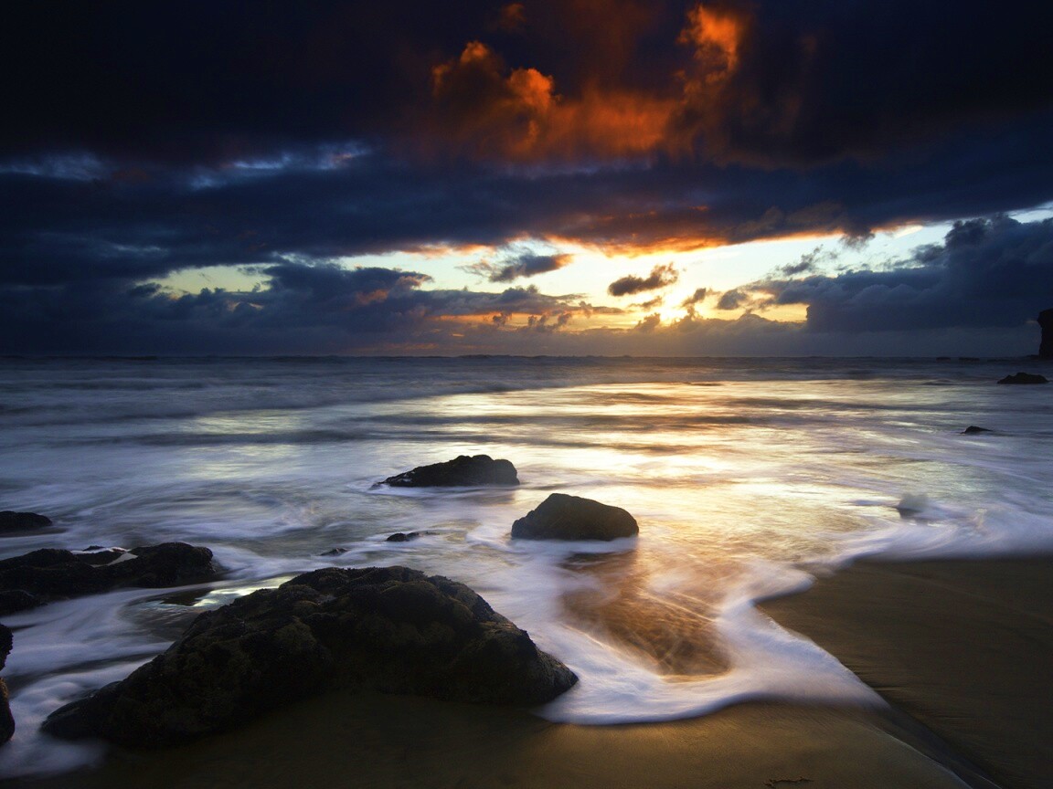 Тёмные берега обои