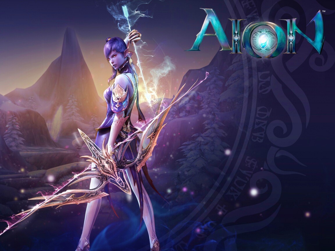 Эльфийка из Aion обои