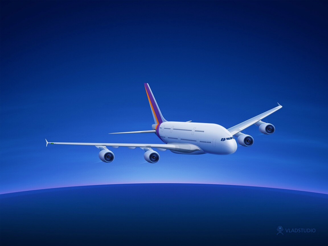 Аэробус А380 обои