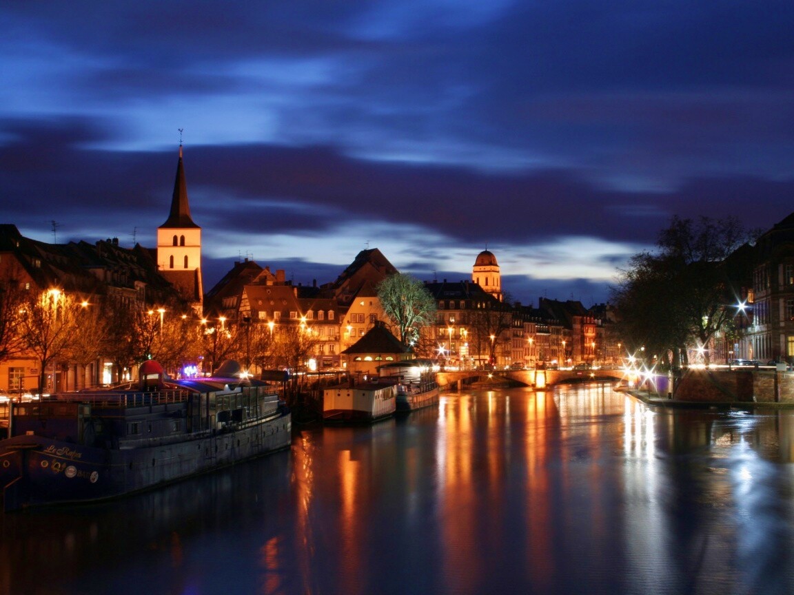 Город Страсбург обои