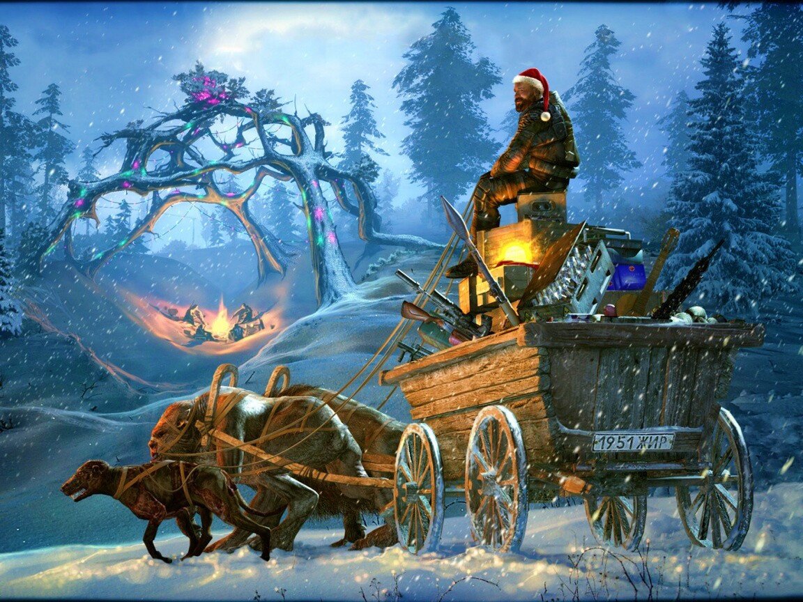 Новогодний Сталкер обои