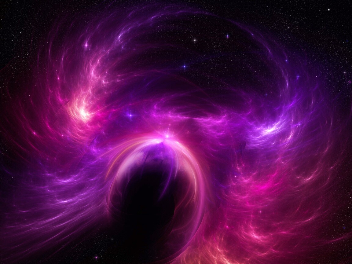 Сиреневая туманность обои