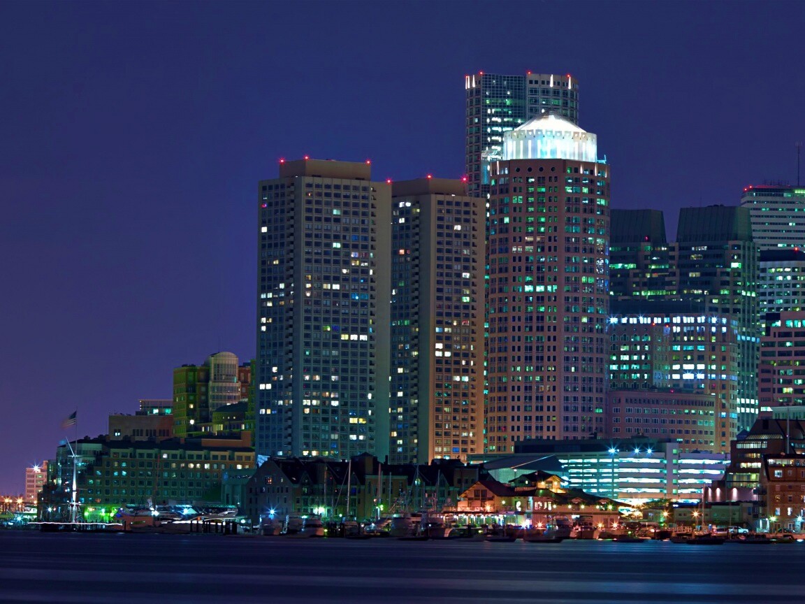 Панорама города обои