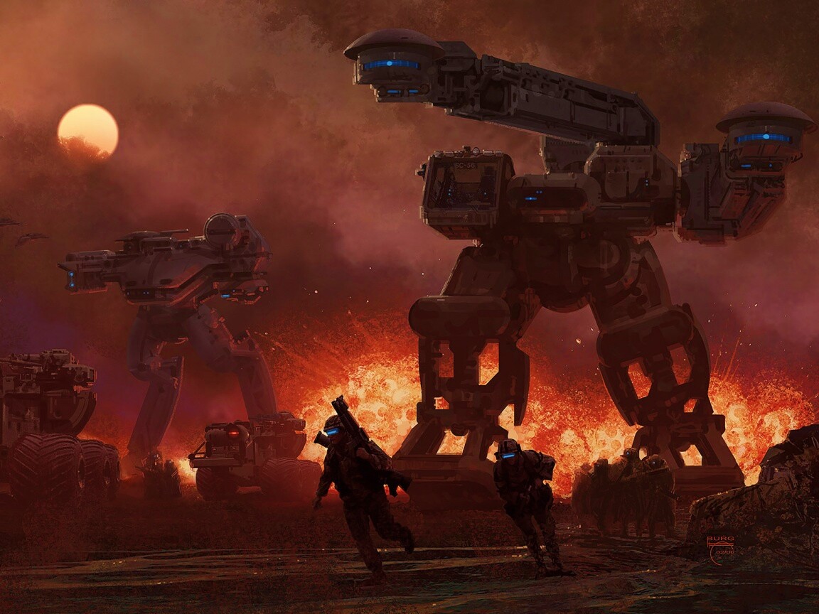 Война будущего обои