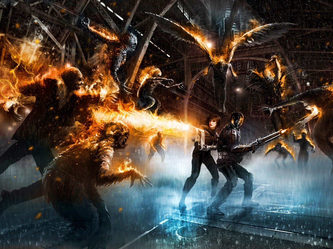 Игровой фанарт обои