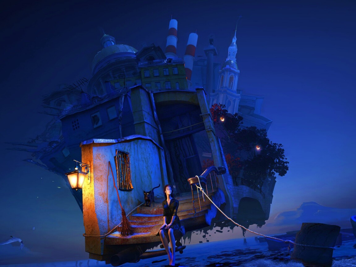 Мрачный Питер обои