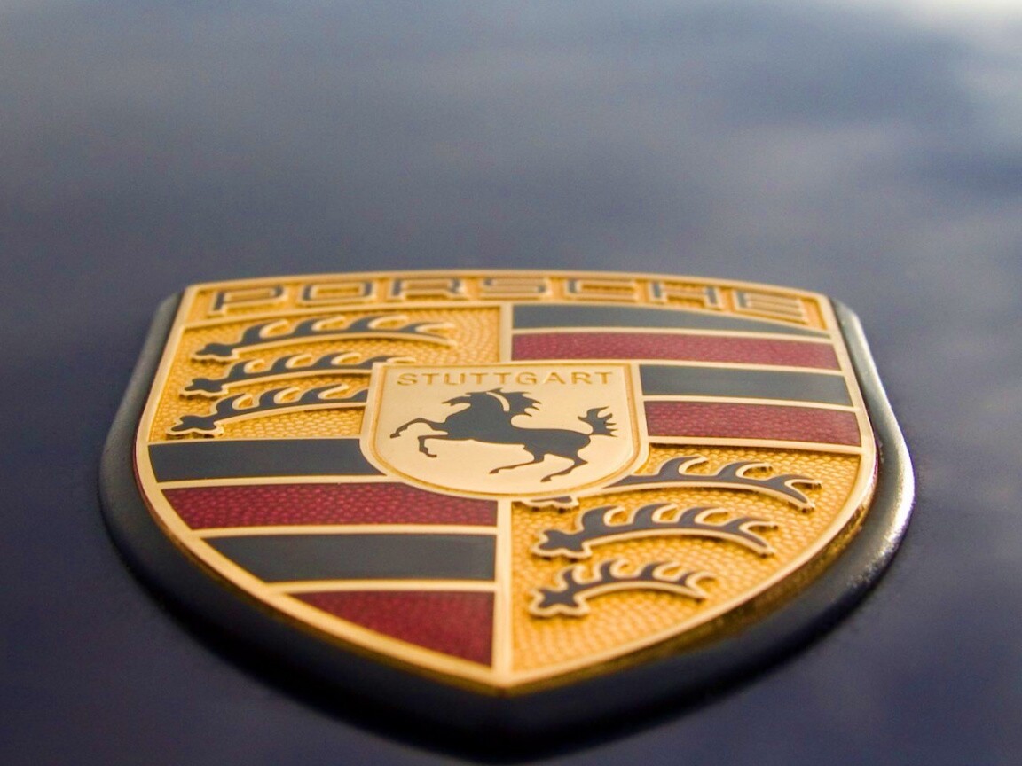 Логотип порше обои