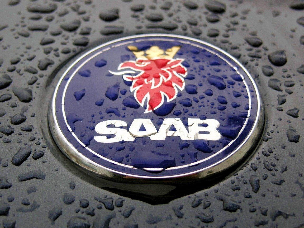 Логотип Saab обои