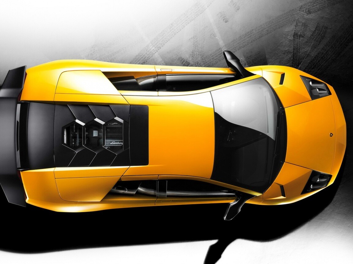 Ламборджини вид сверху обои