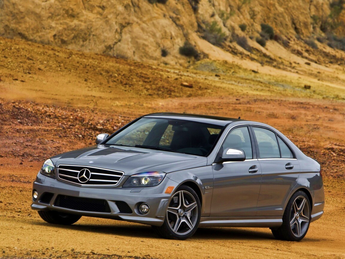 Мерседес в карьере обои