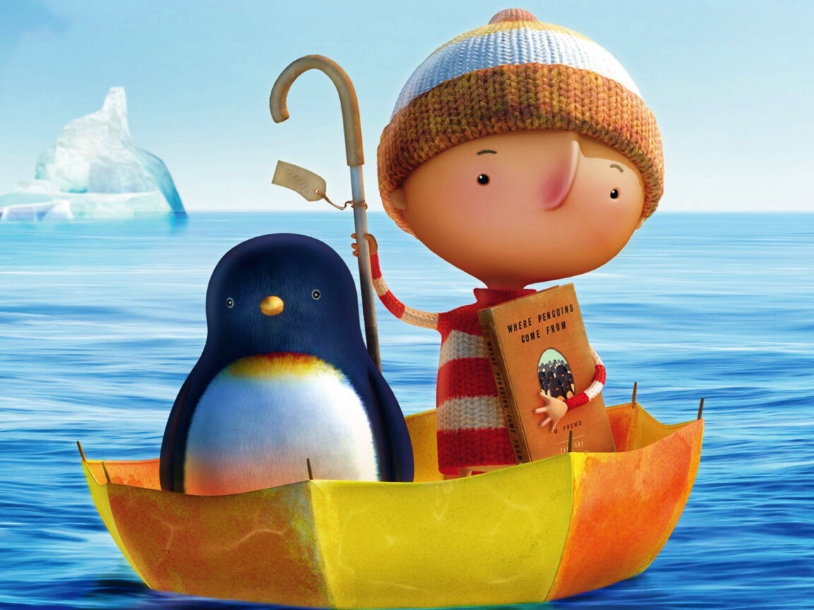 Откуда приходят пингвины обои