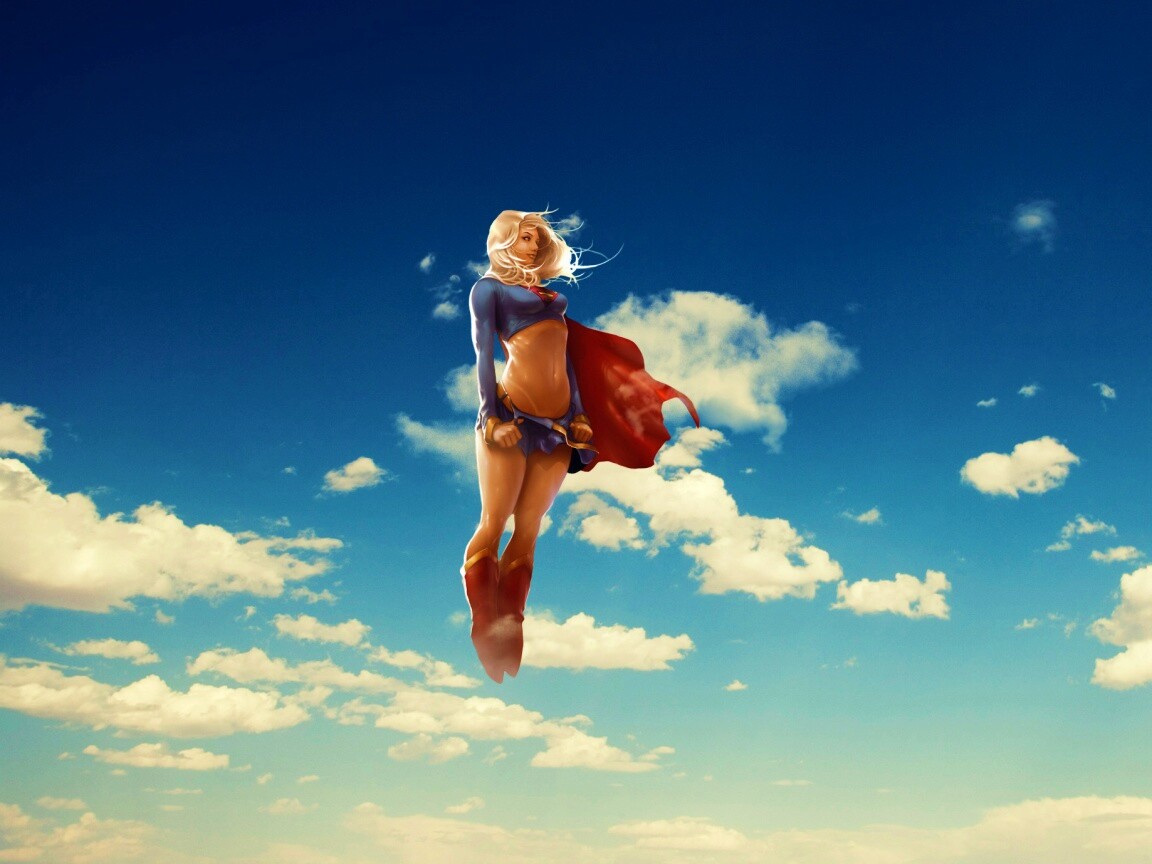 Супердевушка обои