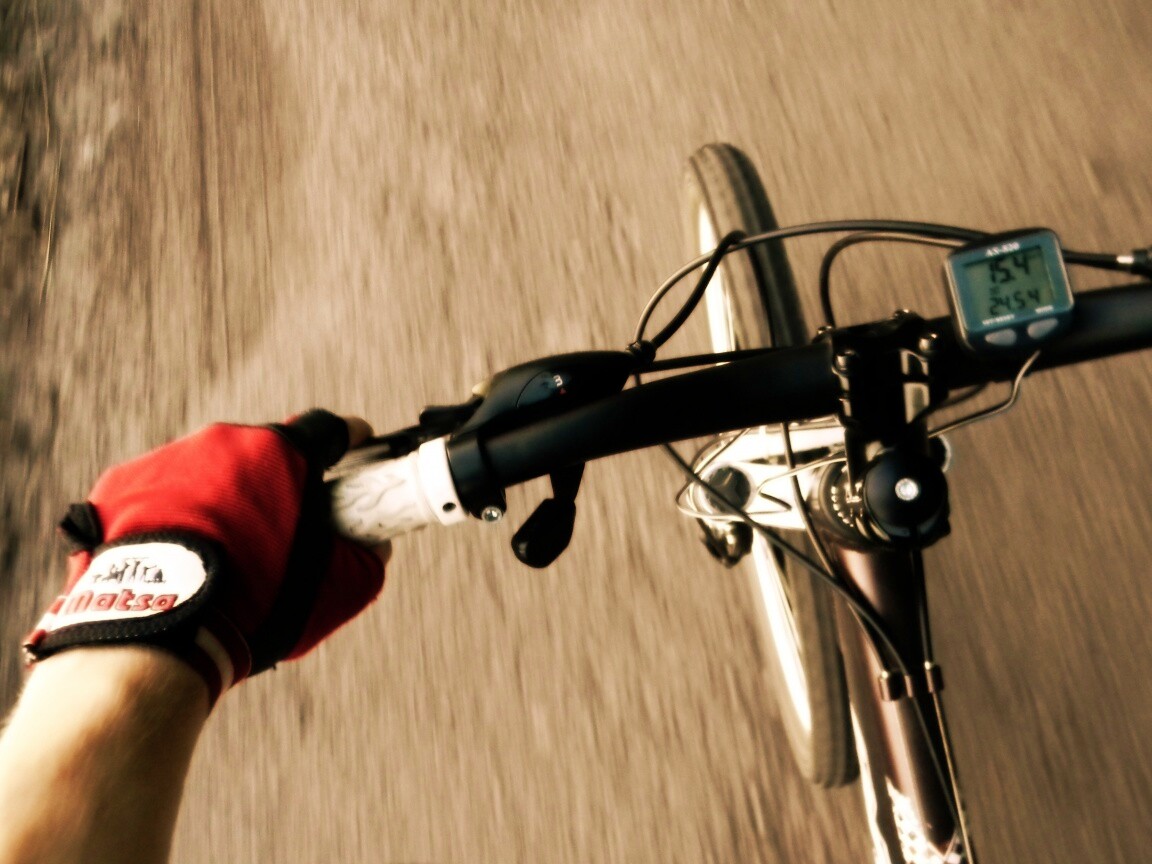 Катание на велосипеде обои