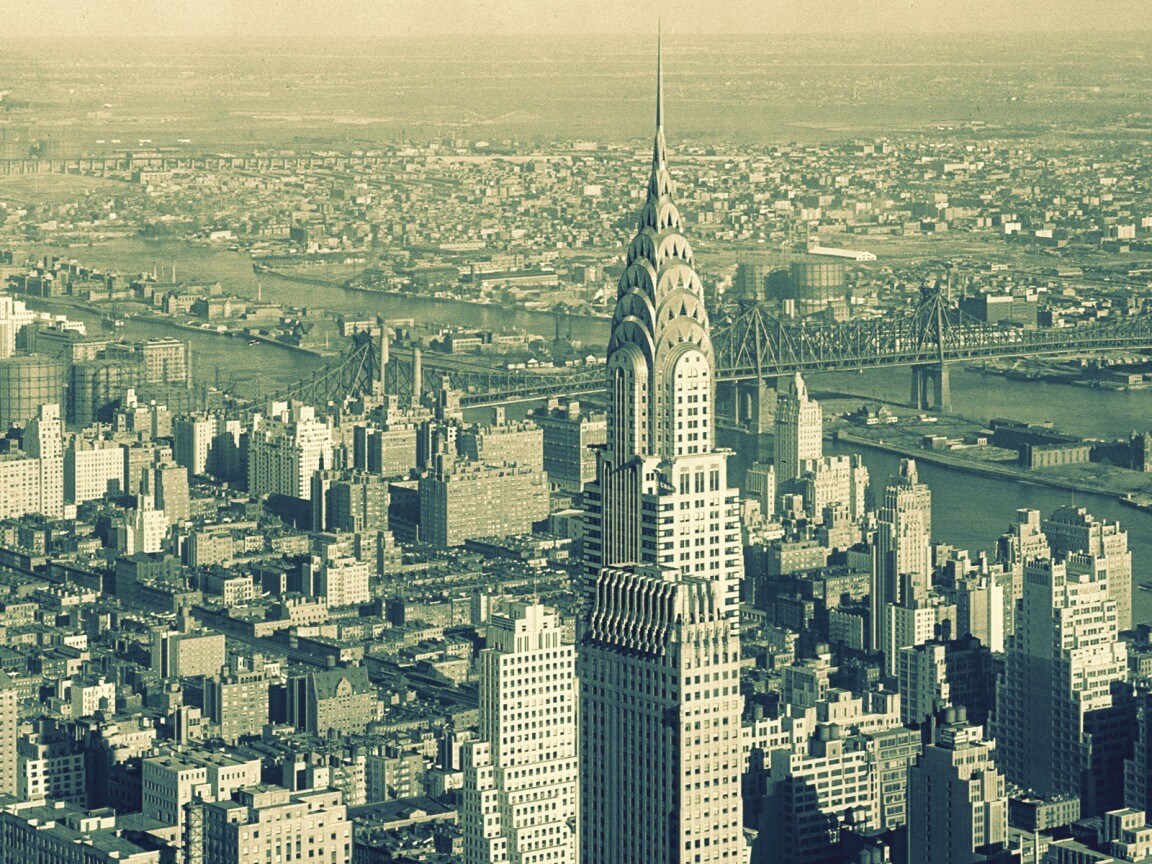 Панорама Нью-Йорка обои