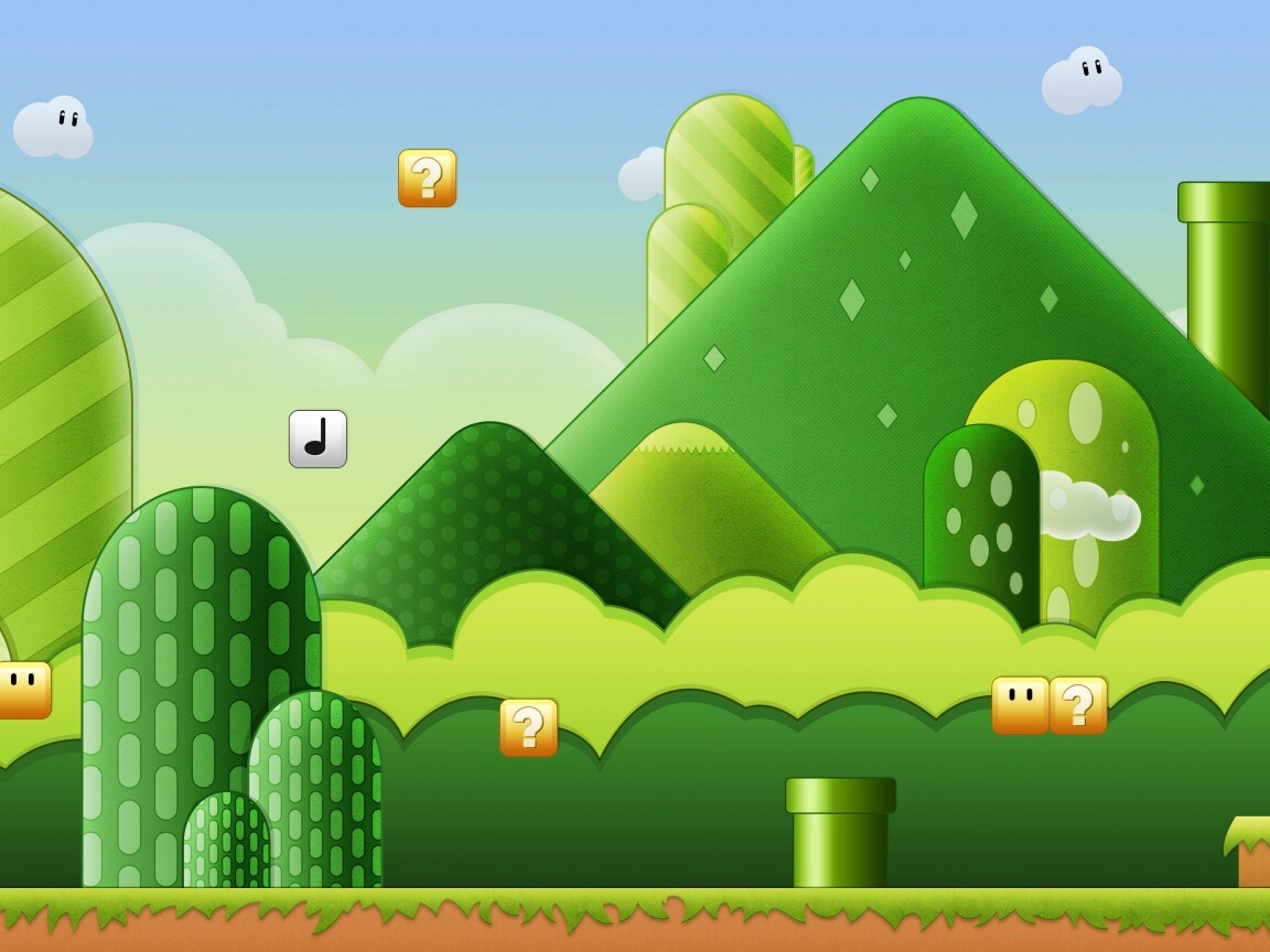 Мир Супермарио обои