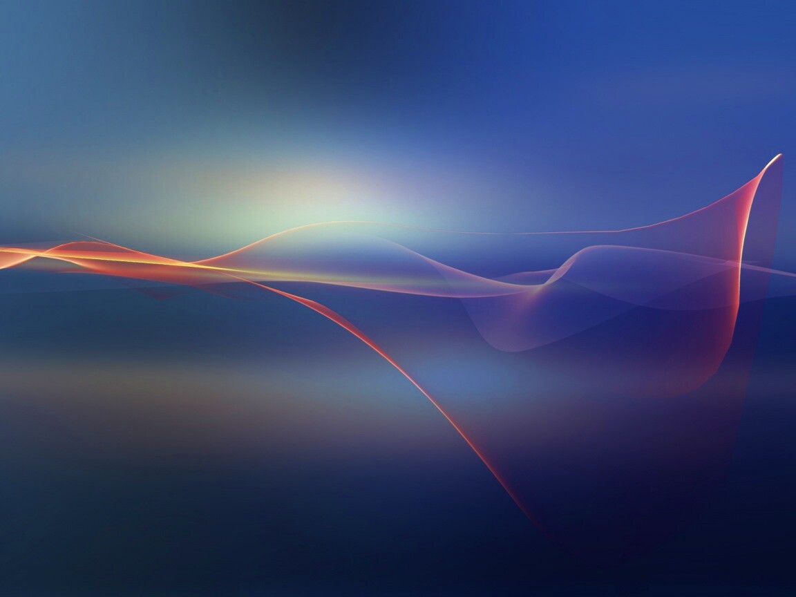 Абстрактные минималистичные волны обои